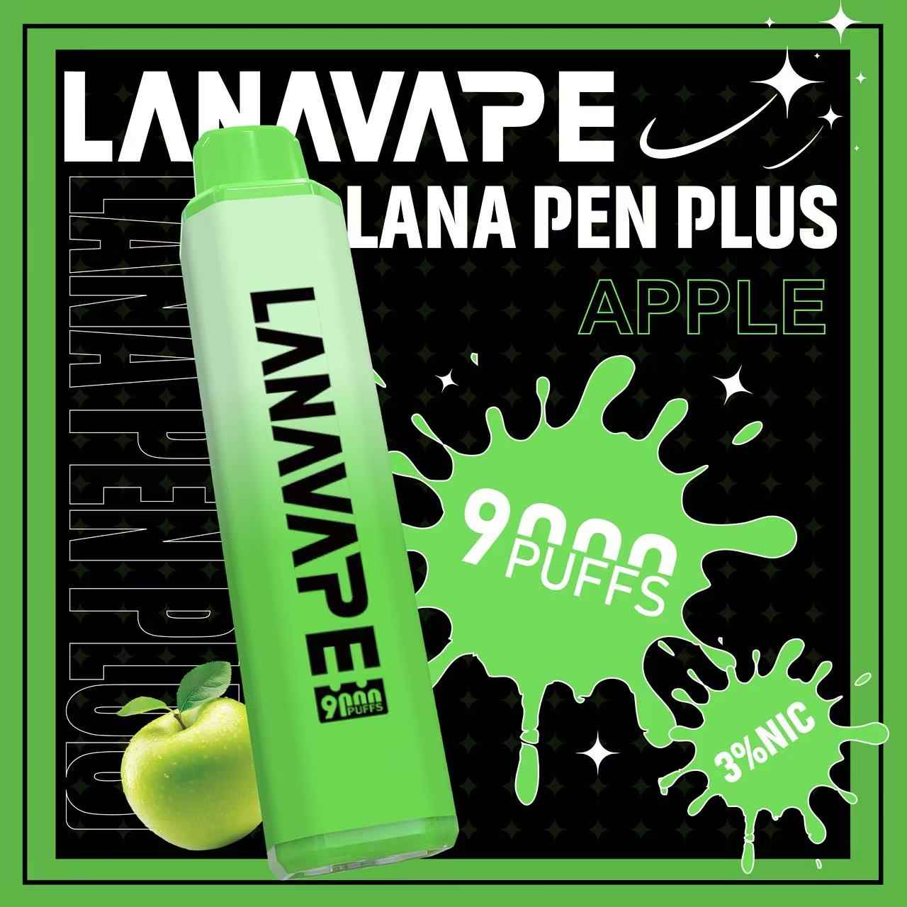 LANA拋棄式9000口 一次性電子煙 持久續航